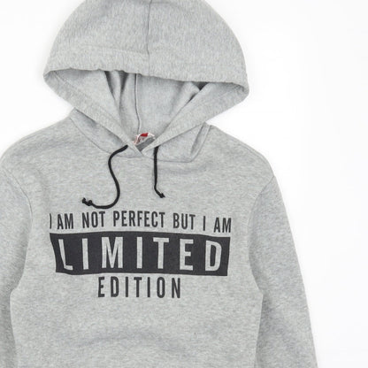 Style Plus Womens Grey   Pullover Hoodie Size S  - I Am Not Perfect But I Am Limited Edition