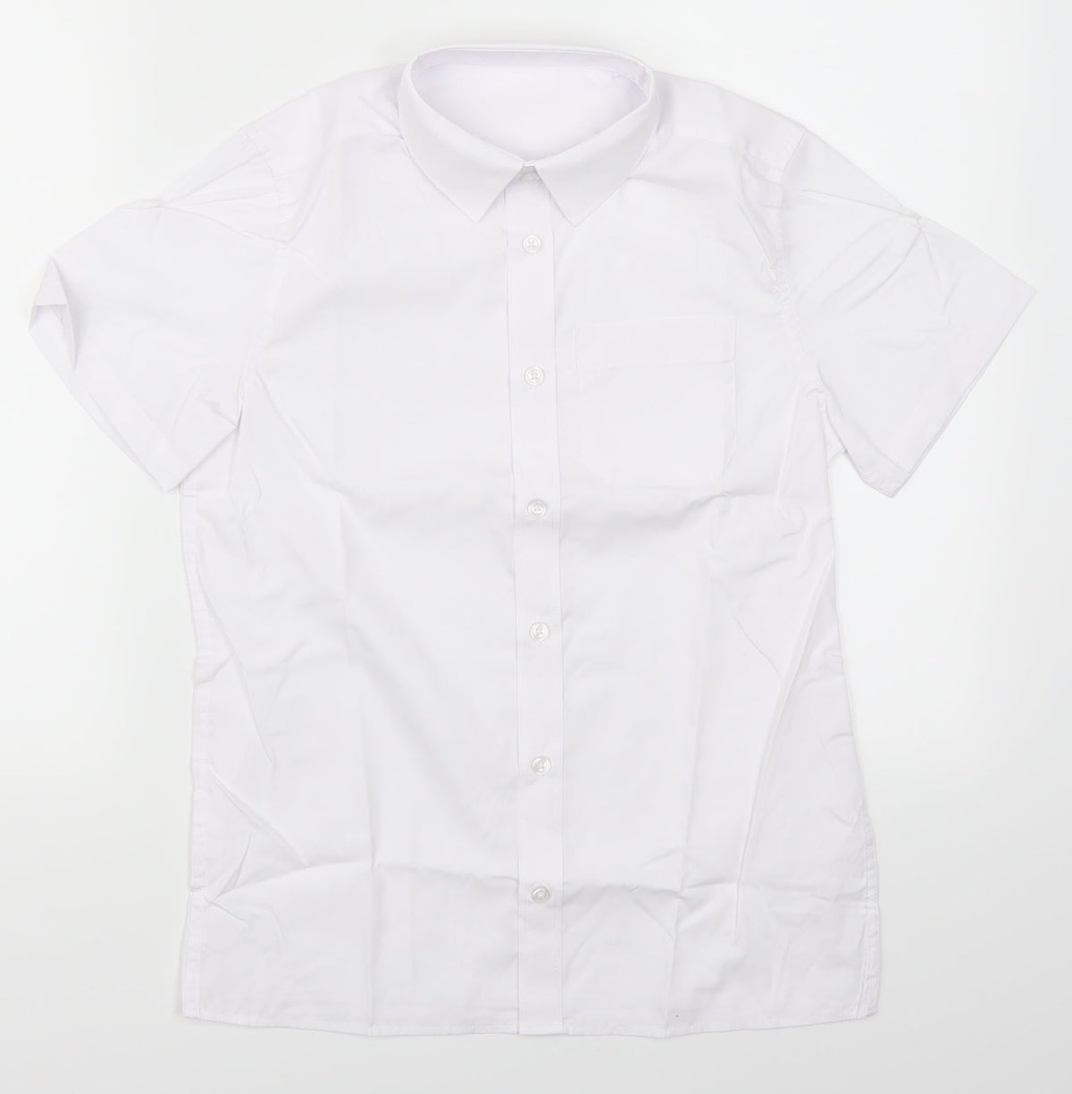F&F Boys White   Basic Button-Up Size 10-11 Years
