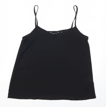 Womens UK Size 8 New Look Black Basic Tank