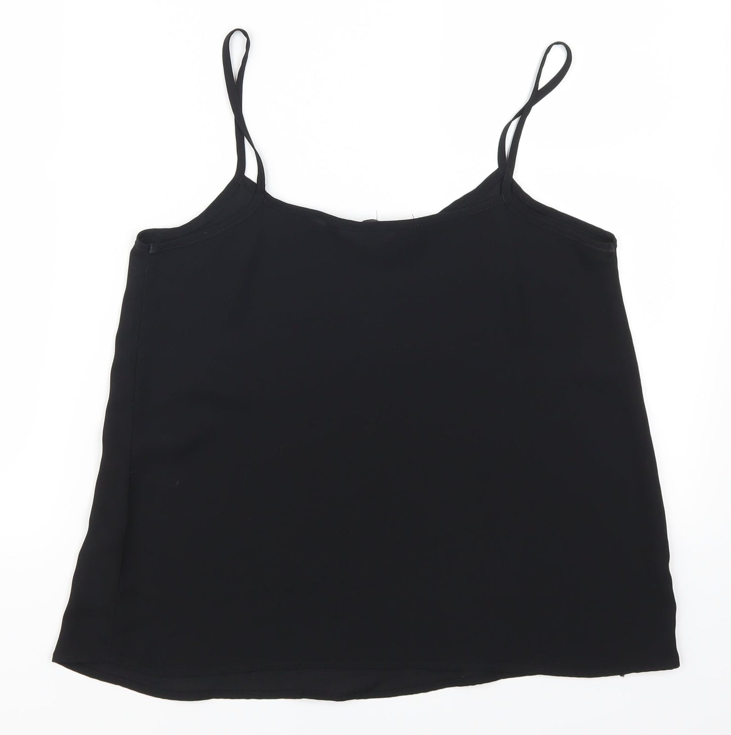 Womens UK Size 8 New Look Black Basic Tank