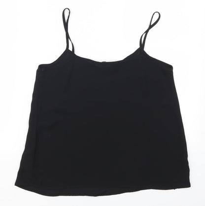 Womens UK Size 8 New Look Black Basic Tank