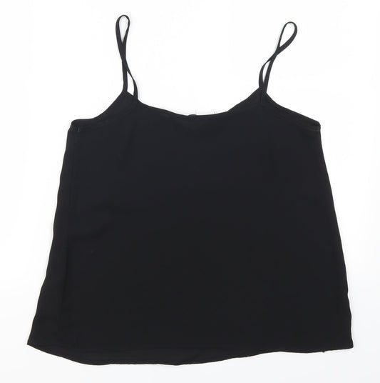 Womens UK Size 8 New Look Black Basic Tank