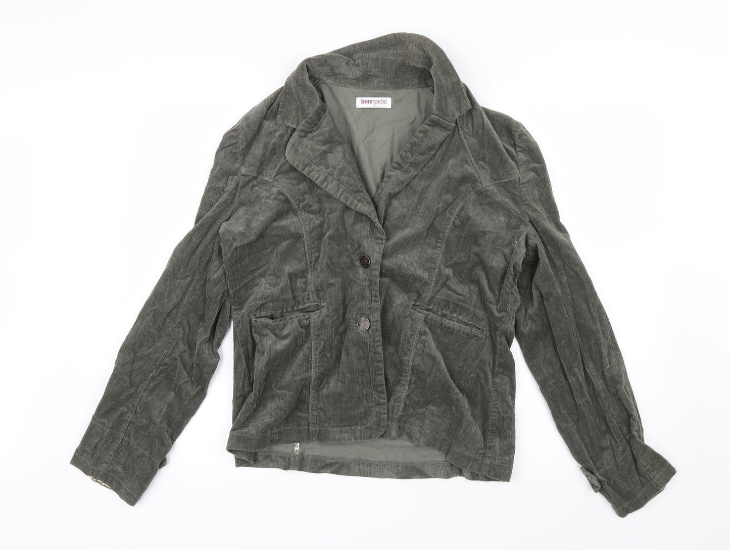 Womens UK Size 12 Bonmarché Green Jacket