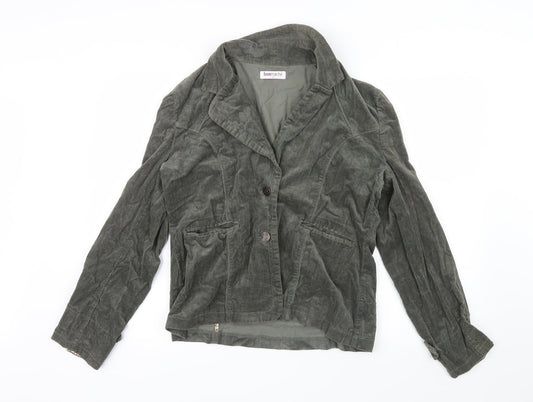 Womens UK Size 12 Bonmarché Green Jacket
