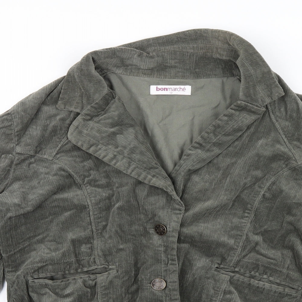 Womens UK Size 12 Bonmarché Green Jacket