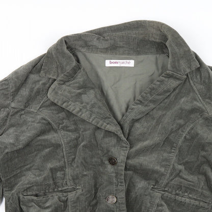 Womens UK Size 12 Bonmarché Green Jacket