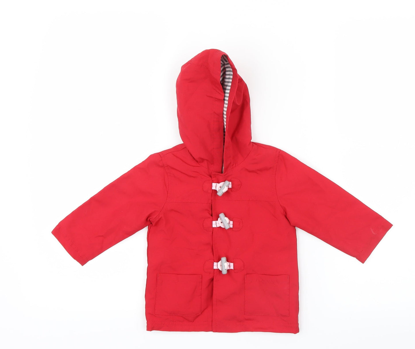 George Girls Red   Trench Coat Coat Size 6-9 Months