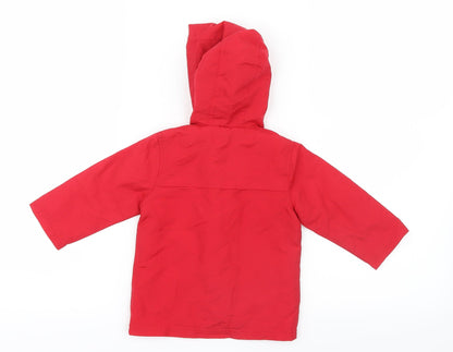 George Girls Red   Trench Coat Coat Size 6-9 Months