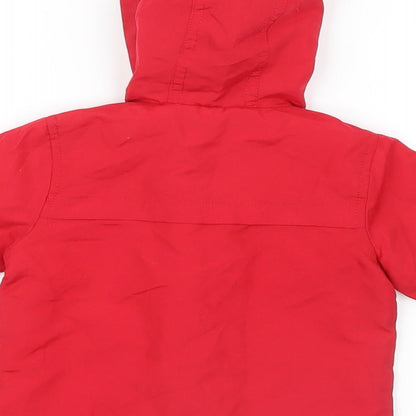 George Girls Red   Trench Coat Coat Size 6-9 Months