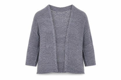 David Jones Womens Blue  Knit Cardigan Jumper Size L
