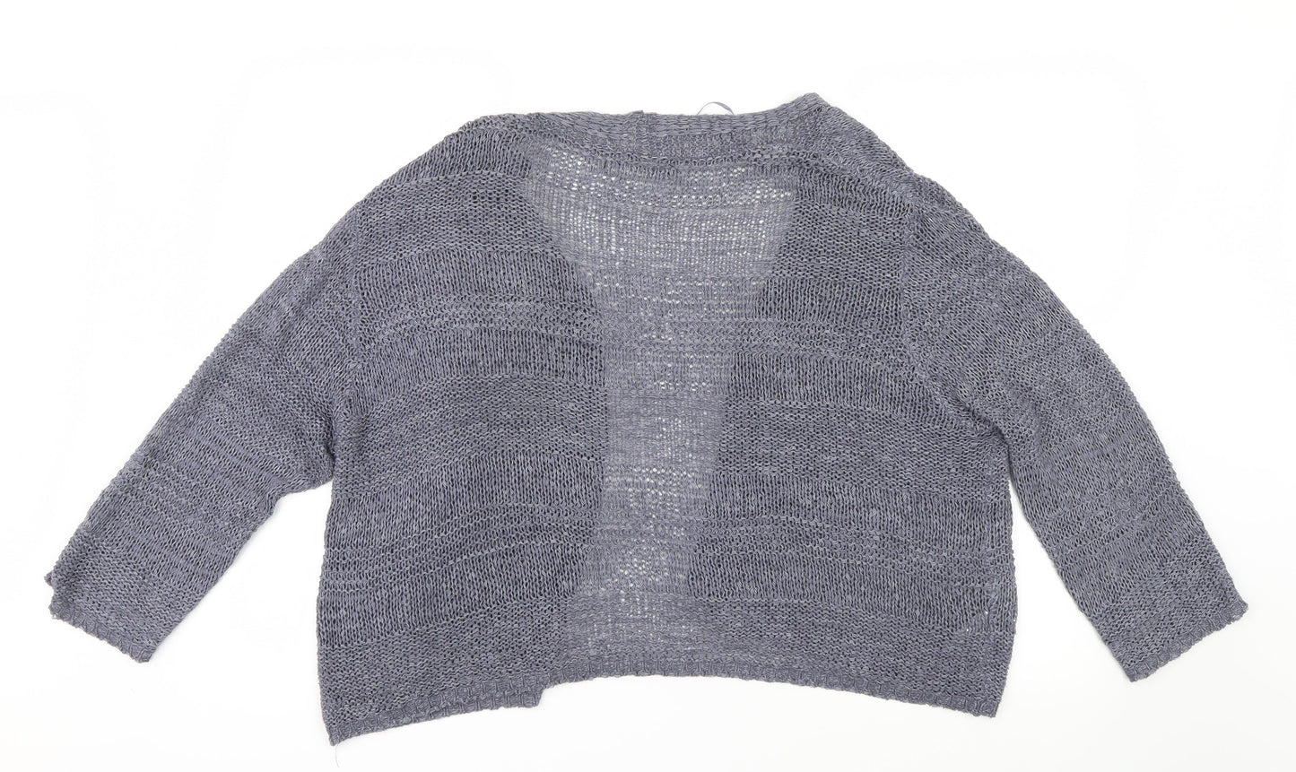 David Jones Womens Blue  Knit Cardigan Jumper Size L