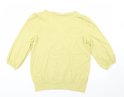 Marks & Spencer Womens Green  Knit Pullover Jumper Size 18