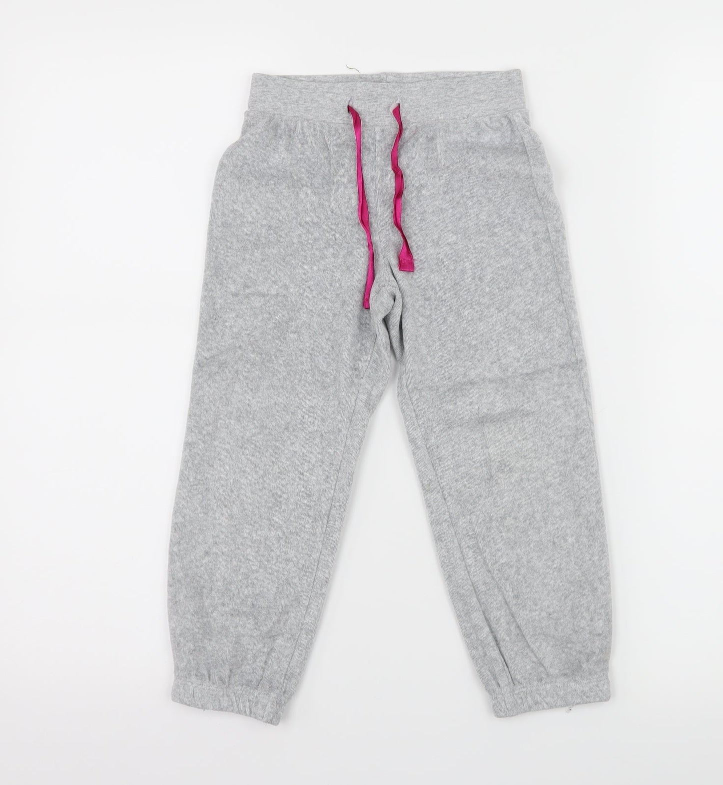 Lupliu Girls Grey  Jersey Jogger Trousers Size 2 Years