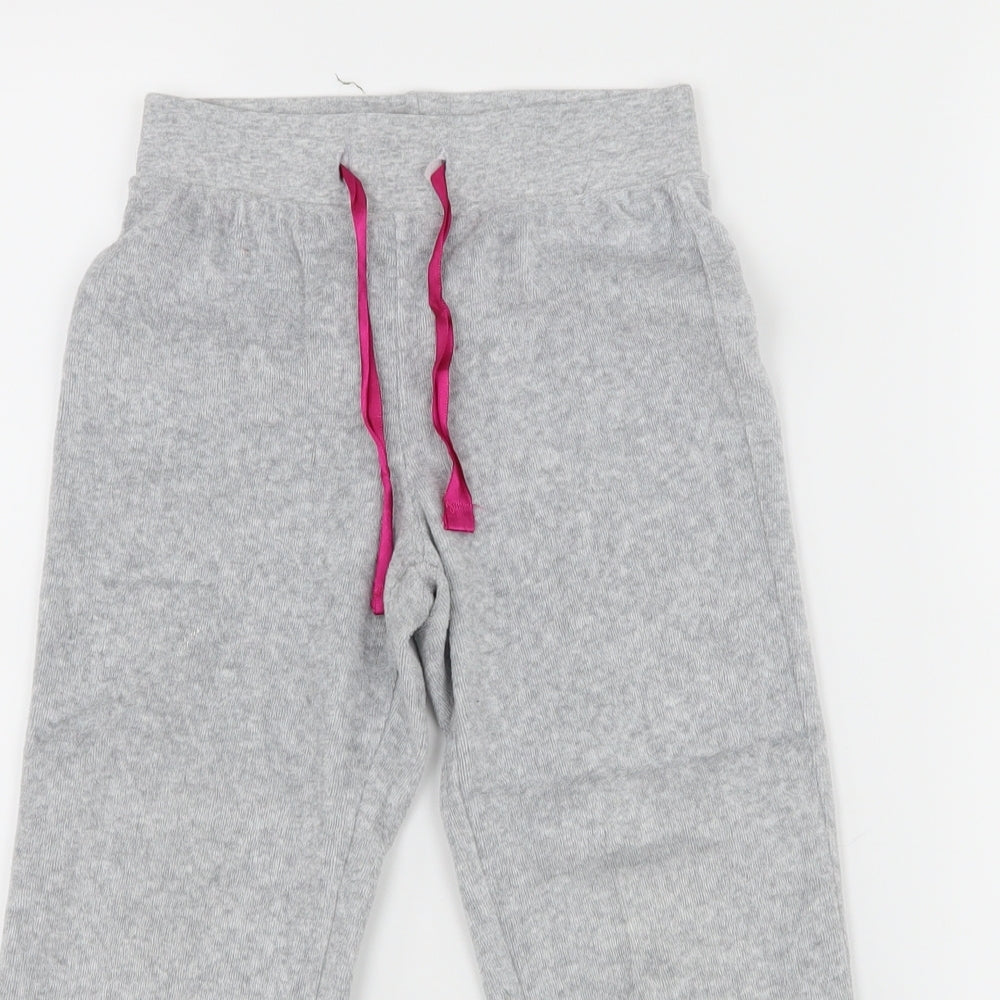 Lupliu Girls Grey  Jersey Jogger Trousers Size 2 Years