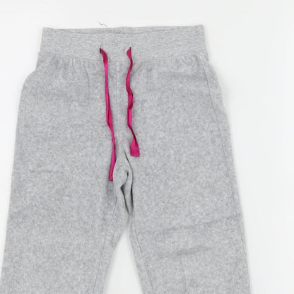 Lupliu Girls Grey  Jersey Jogger Trousers Size 2 Years