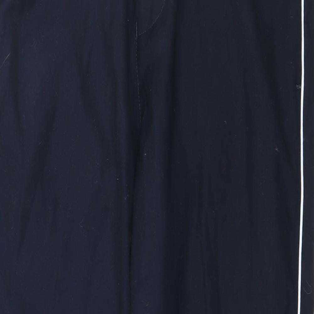 New Look Mens Blue Striped  Cropped Trousers Size 30 in L26 in