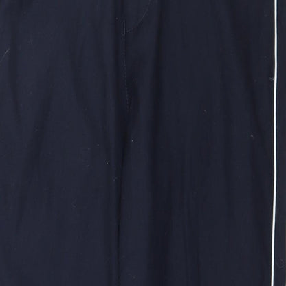 New Look Mens Blue Striped  Cropped Trousers Size 30 in L26 in