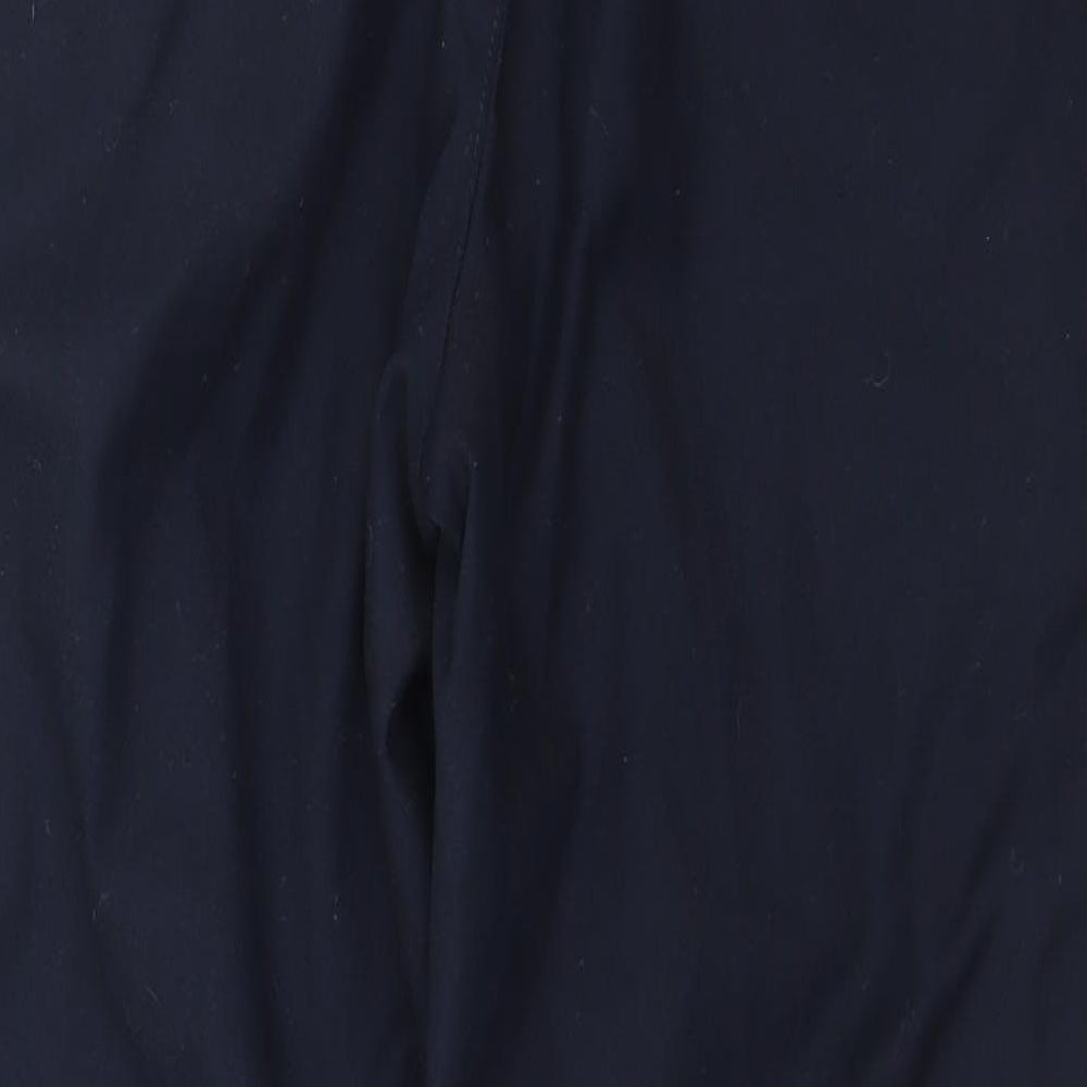 New Look Mens Blue Striped  Cropped Trousers Size 30 in L26 in