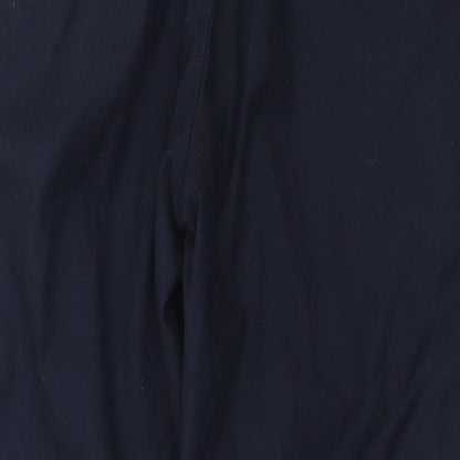 New Look Mens Blue Striped  Cropped Trousers Size 30 in L26 in