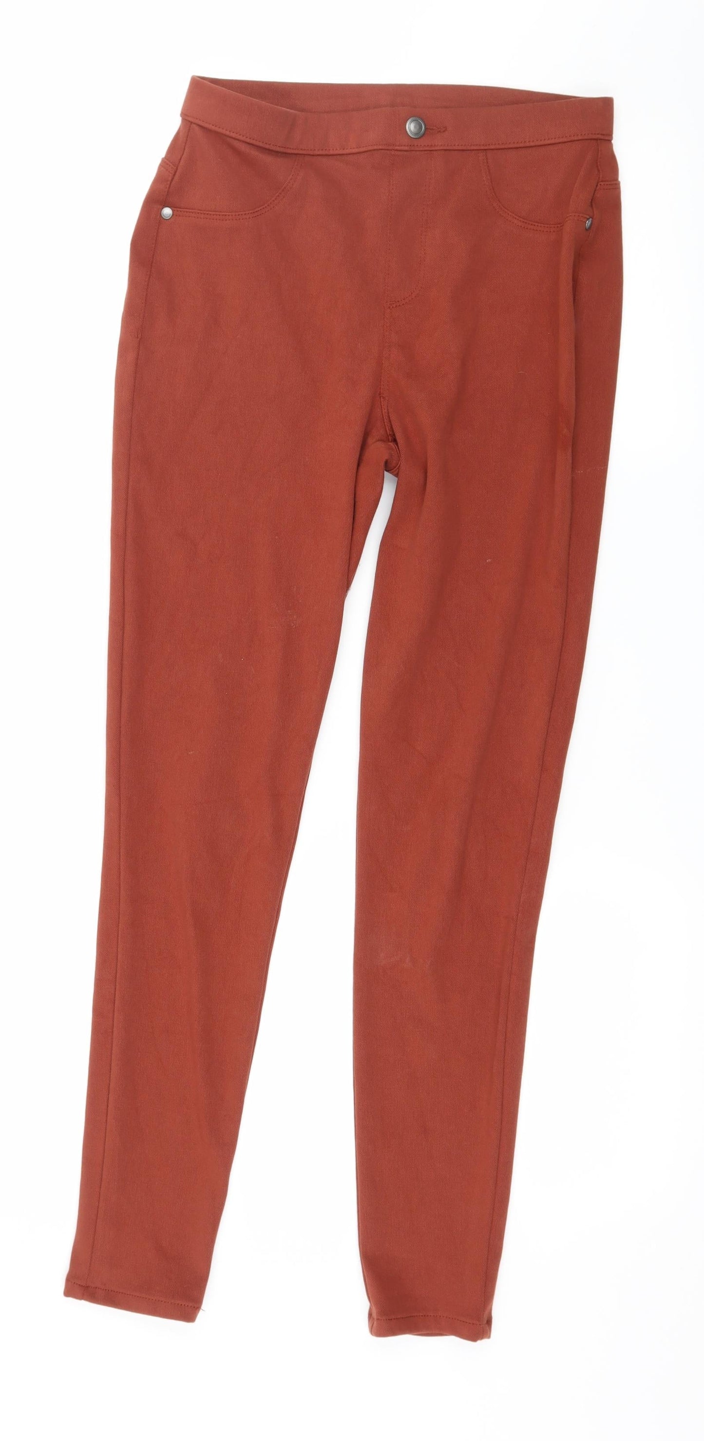 George Womens Brown  Denim Jegging Jeans Size 8 L27 in