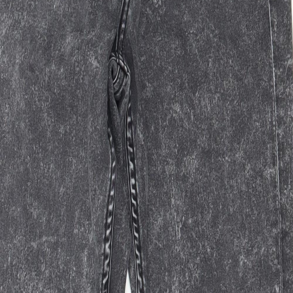 Denim & Co. Womens Grey  Denim Skinny Jeans Size 28 in L27 in - Acid wash