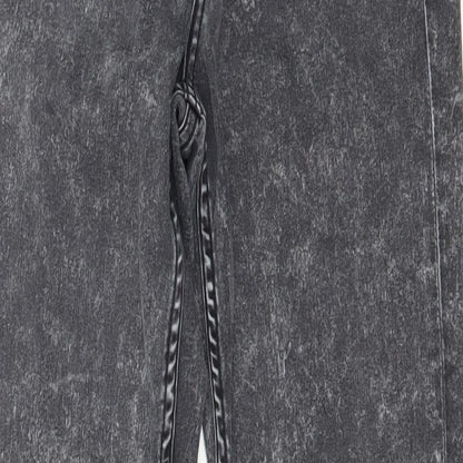 Denim & Co. Womens Grey  Denim Skinny Jeans Size 28 in L27 in - Acid wash