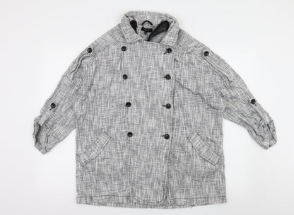 Womens UK Size 14 New Look Grey Jacket