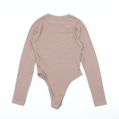 Primark Womens Purple  Jersey Bodysuit One-Piece Size 10