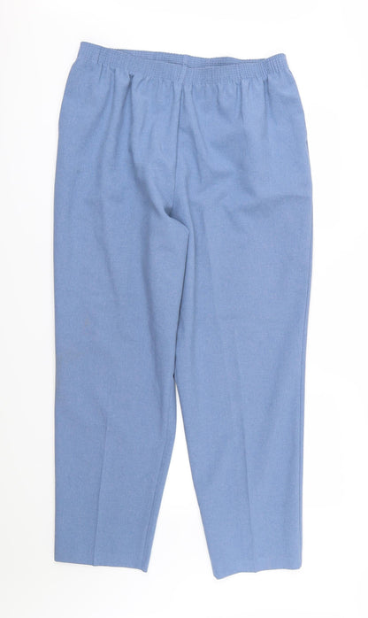 Allison Daley Womens Blue  Rayon Trousers  Size 18 L30 in