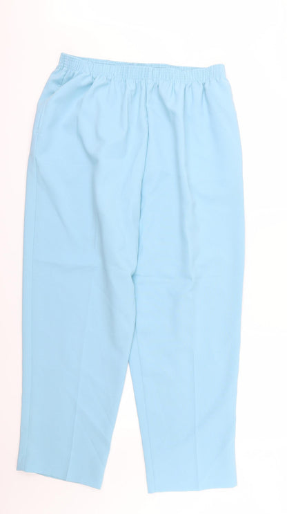 BonWorth Womens Blue  Rayon Trousers  Size XL L29 in