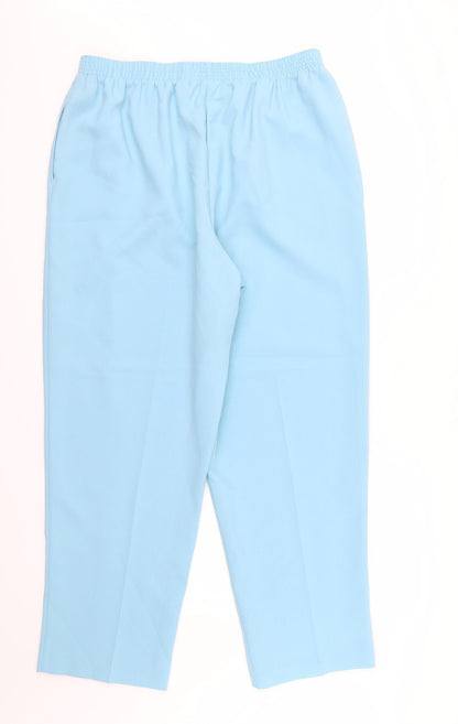 BonWorth Womens Blue  Rayon Trousers  Size XL L29 in