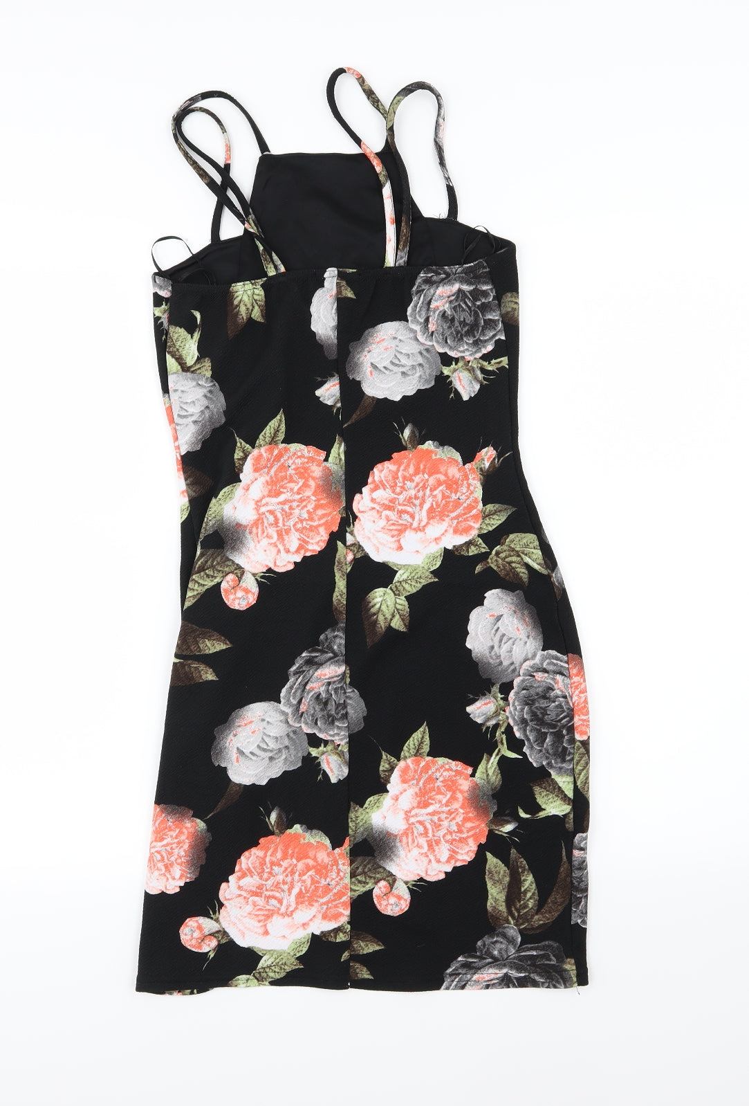 edge Womens Black Floral  Bodycon  Size 8