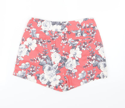 Glassons Womens Pink Floral  Sailor Shorts Size 6