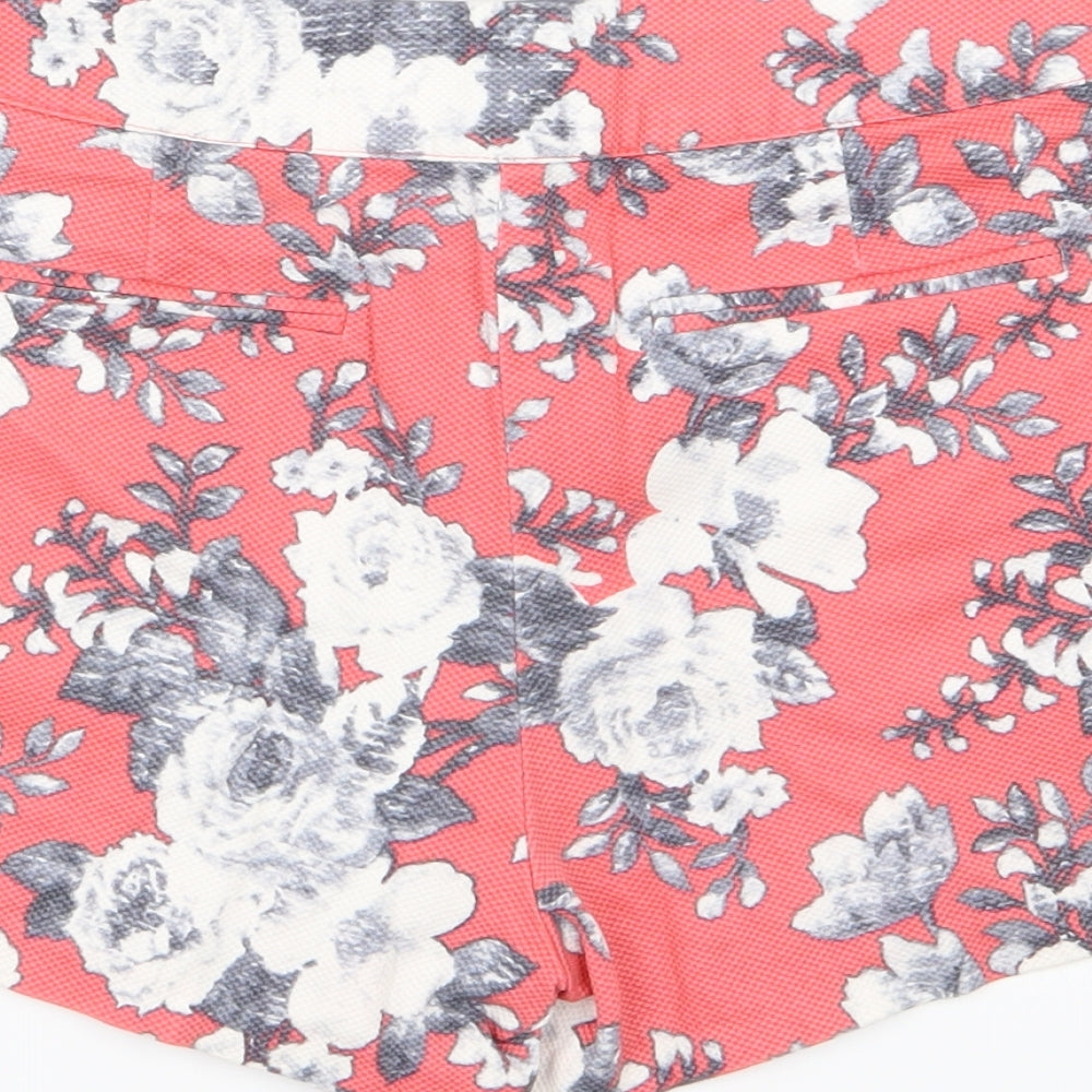 Glassons Womens Pink Floral  Sailor Shorts Size 6
