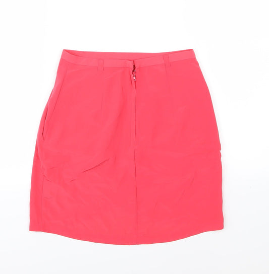 H&M Womens Pink  Chiffon A-Line Skirt Size 6