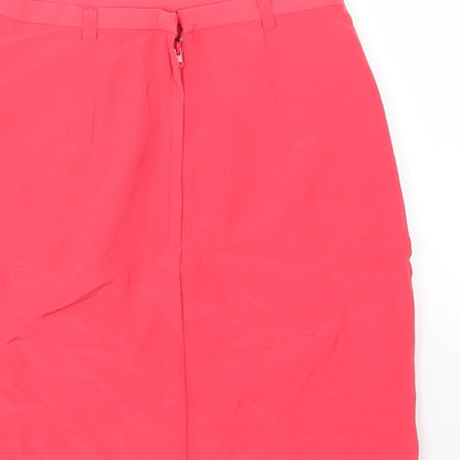 H&M Womens Pink  Chiffon A-Line Skirt Size 6