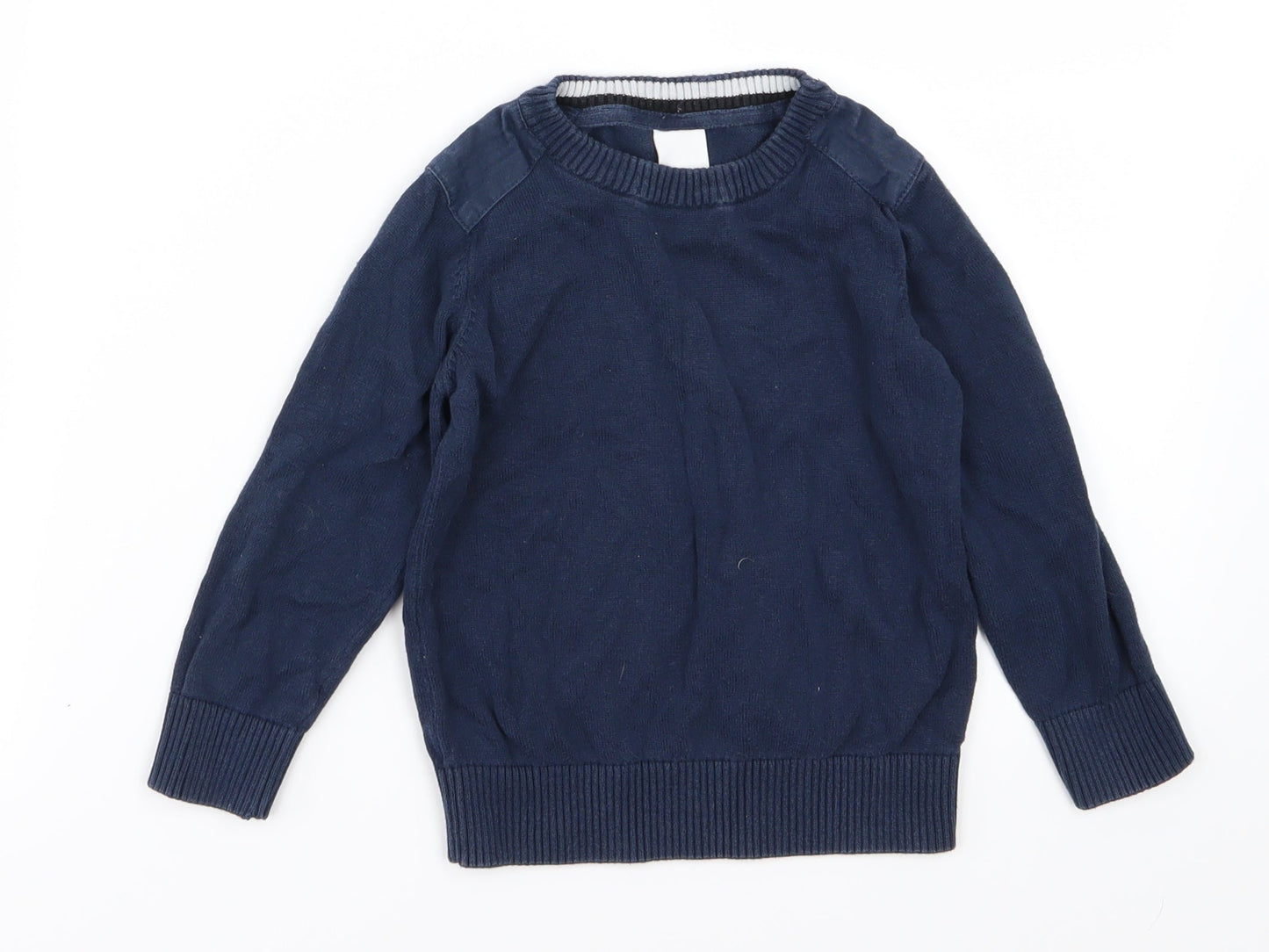Palomino Boys Blue  Knit Pullover Jumper Size 3 Years