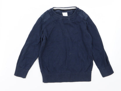 Palomino Boys Blue  Knit Pullover Jumper Size 3 Years