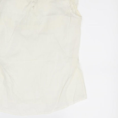 xi Womens White   Basic Blouse Size 10