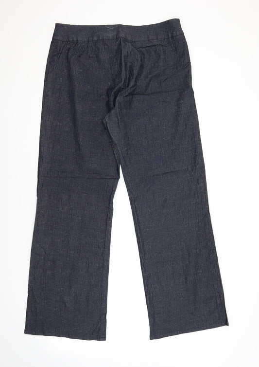 New Look Womens Blue   Trousers  Size 16 L29 in