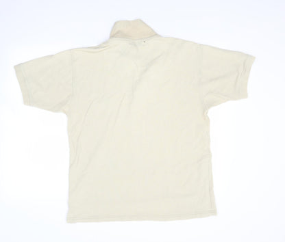 Preworn Mens Beige    Polo Size L
