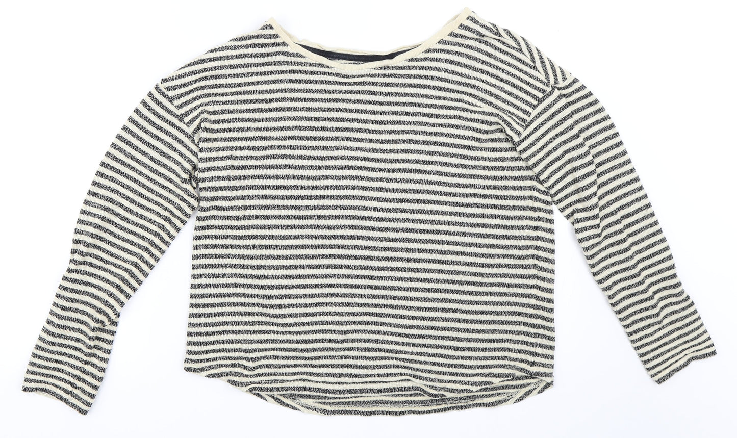 NEXT Womens Beige Striped  Pullover Jumper Size 10