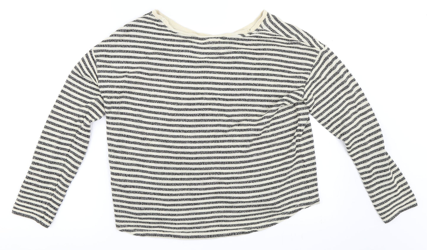 NEXT Womens Beige Striped  Pullover Jumper Size 10