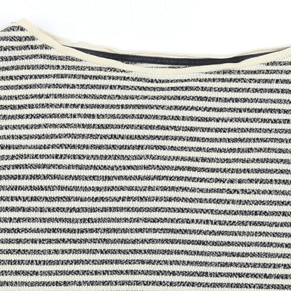 NEXT Womens Beige Striped  Pullover Jumper Size 10
