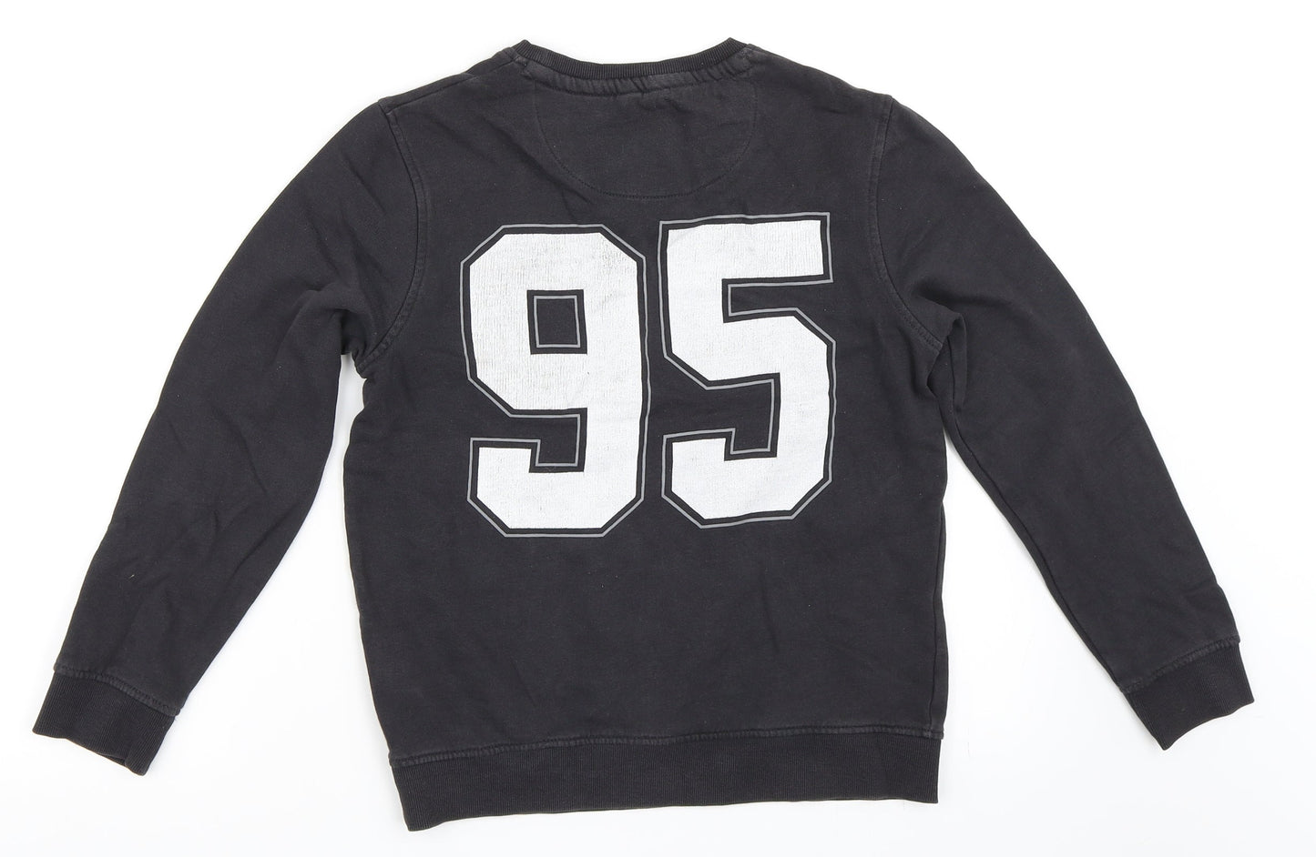 Marks and Spencer Girls Grey   Pullover Sweatshirt Size 9-10 Years  - bear