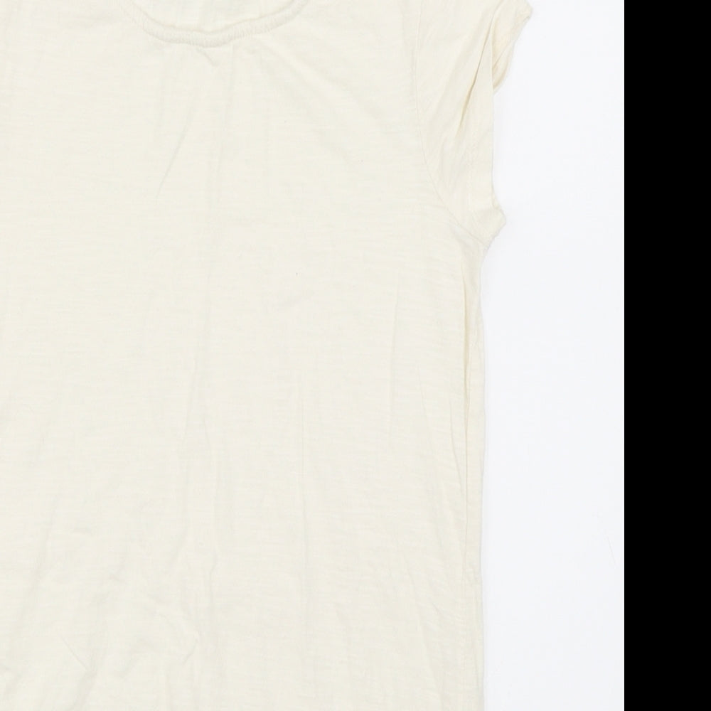 NEXT Girls Ivory   Basic T-Shirt Size 9 Years