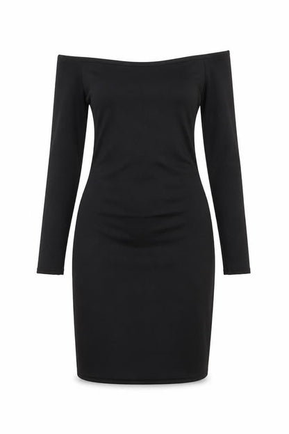 PRETTYLITTLETHING Womens Black   Sheath  Size 4