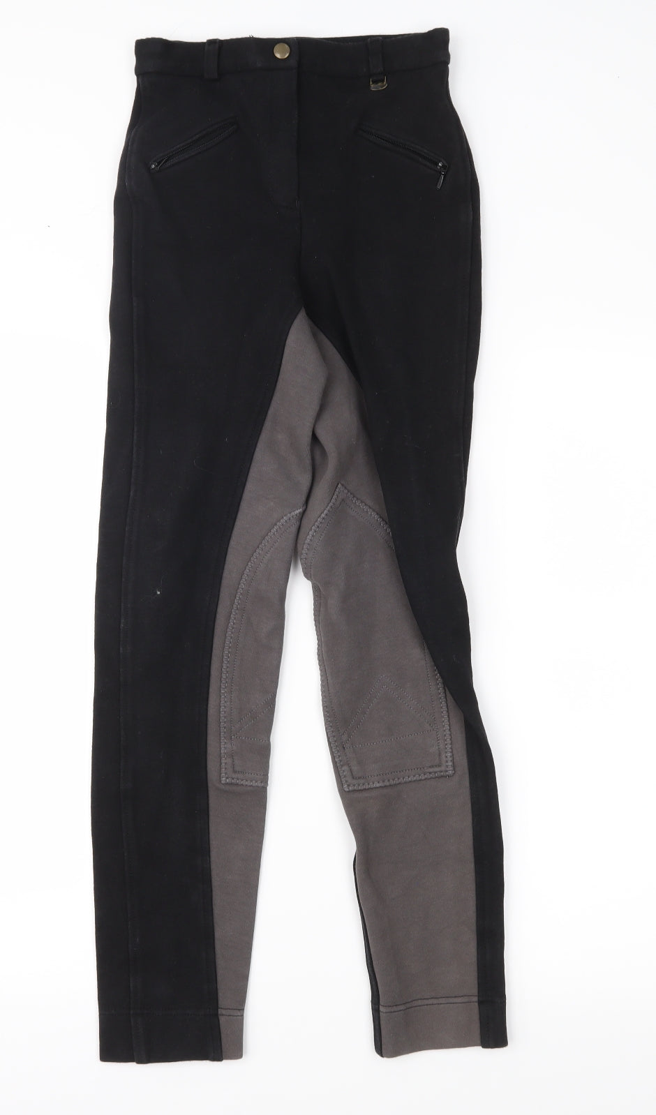 Womens UK Size 24 in Gallop Regular Fit  Black Trousers