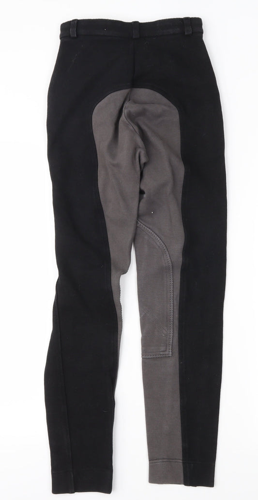 Womens UK Size 24 in Gallop Regular Fit  Black Trousers