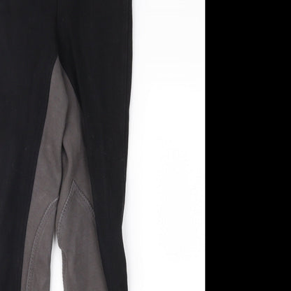 Womens UK Size 24 in Gallop Regular Fit  Black Trousers